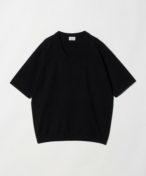 BEAUTY&YOUTH UNITED ARROWS / ビューティー&ユース ユナイテッドアローズ ニット・セーター | KNITEE クリンプコットン Vネック ニット Tシャツ ウォッシャブル | 詳細8
