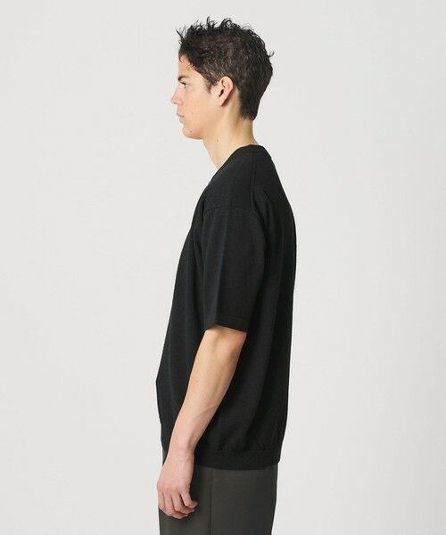 BEAUTY&YOUTH UNITED ARROWS / ビューティー&ユース ユナイテッドアローズ ニット・セーター | KNITEE クリンプコットン Vネック ニット Tシャツ ウォッシャブル | 詳細6