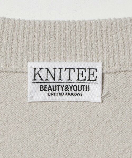 BEAUTY&YOUTH UNITED ARROWS / ビューティー&ユース ユナイテッドアローズ ニット・セーター | KNITEE クリンプコットン Vネック ニット Tシャツ ウォッシャブル | 詳細20
