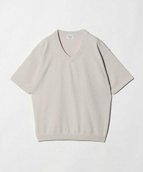 BEAUTY&YOUTH UNITED ARROWS / ビューティー&ユース ユナイテッドアローズ ニット・セーター | KNITEE クリンプコットン Vネック ニット Tシャツ ウォッシャブル | 詳細11