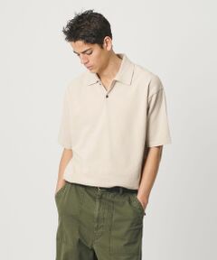 BEAUTY&YOUTH UNITED ARROWS / ビューティー&ユース ユナイテッドアローズ ニット・セーター | KNITEE クリンプコットン ニット ポロシャツ ウォッシャブル