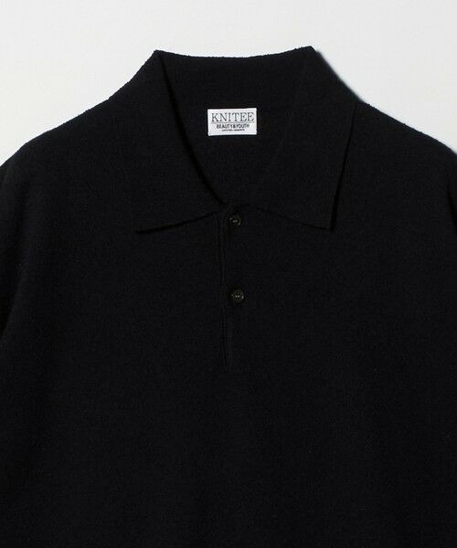 BEAUTY&YOUTH UNITED ARROWS / ビューティー&ユース ユナイテッドアローズ ニット・セーター | KNITEE クリンプコットン ニット ポロシャツ ウォッシャブル | 詳細3