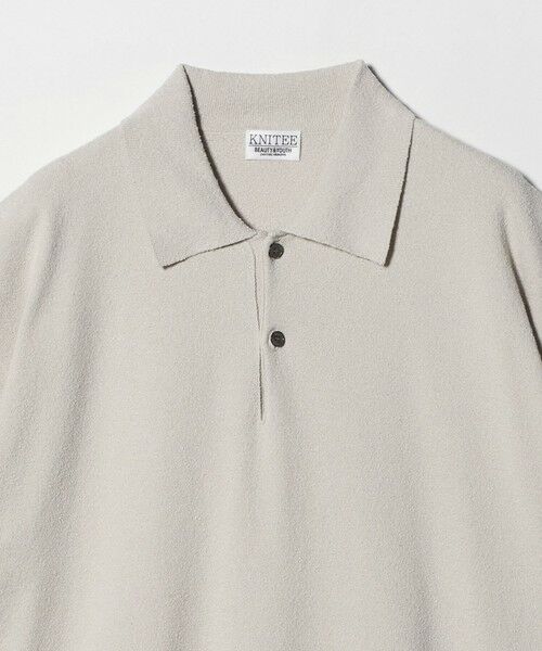 BEAUTY&YOUTH UNITED ARROWS / ビューティー&ユース ユナイテッドアローズ ニット・セーター | KNITEE クリンプコットン ニット ポロシャツ ウォッシャブル | 詳細11
