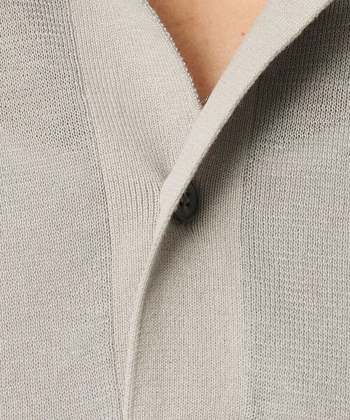 BEAUTY&YOUTH UNITED ARROWS / ビューティー&ユース ユナイテッドアローズ ニット・セーター | クレイジーパターン ギマ ショートスリーブ ポロニット | 詳細3