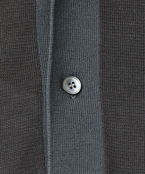 BEAUTY&YOUTH UNITED ARROWS / ビューティー&ユース ユナイテッドアローズ ニット・セーター | クレイジーパターン ギマ ショートスリーブ ポロニット | 詳細11