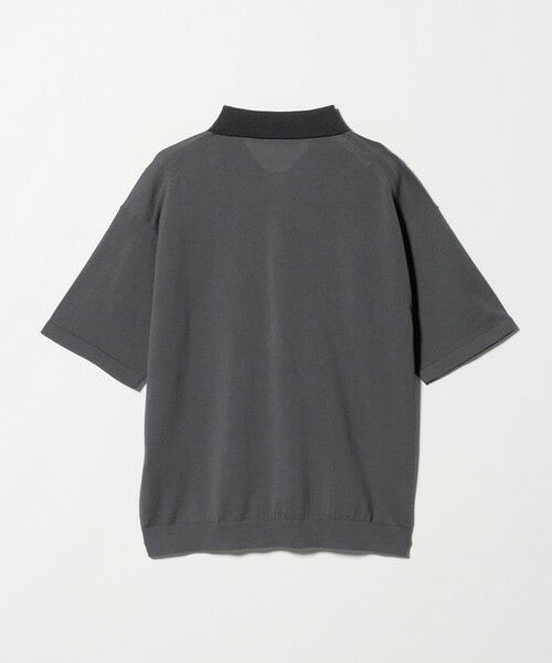 BEAUTY&YOUTH UNITED ARROWS / ビューティー&ユース ユナイテッドアローズ ニット・セーター | クレイジーパターン ギマ ショートスリーブ ポロニット ウォッシャブル | 詳細22