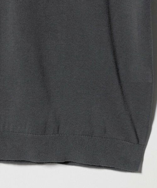 BEAUTY&YOUTH UNITED ARROWS / ビューティー&ユース ユナイテッドアローズ ニット・セーター | クレイジーパターン ギマ ショートスリーブ ポロニット ウォッシャブル | 詳細25