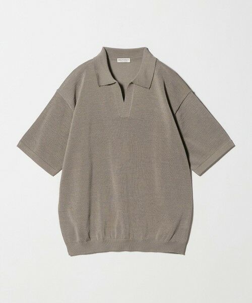BEAUTY&YOUTH UNITED ARROWS / ビューティー&ユース ユナイテッドアローズ ニット・セーター | シャイン ギマ スキッパー ポロニット ウォッシャブル | 詳細6