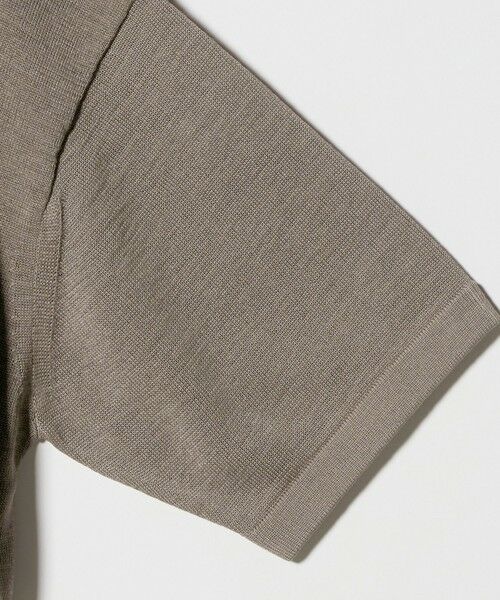 BEAUTY&YOUTH UNITED ARROWS / ビューティー&ユース ユナイテッドアローズ ニット・セーター | シャイン ギマ スキッパー ポロニット ウォッシャブル | 詳細9