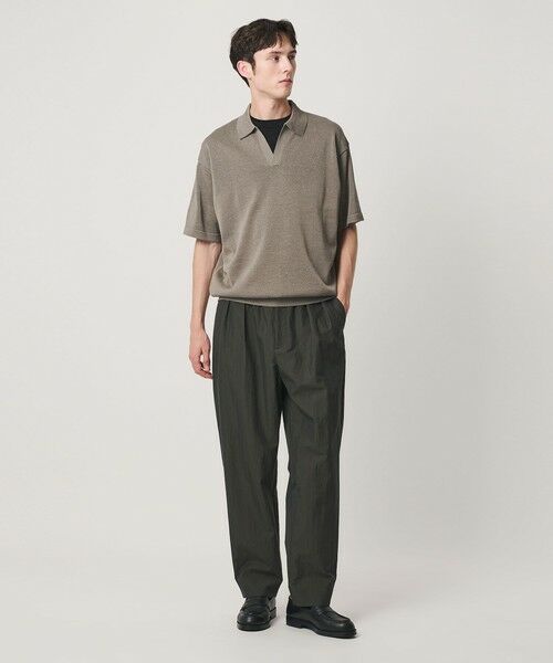 BEAUTY&YOUTH UNITED ARROWS / ビューティー&ユース ユナイテッドアローズ ニット・セーター | シャイン ギマ スキッパー ポロニット ウォッシャブル | 詳細2