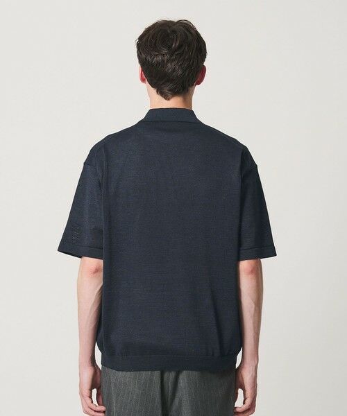 BEAUTY&YOUTH UNITED ARROWS / ビューティー&ユース ユナイテッドアローズ ニット・セーター | シャイン ギマ スキッパー ポロニット ウォッシャブル | 詳細20