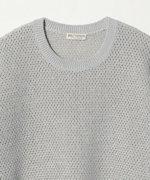 BEAUTY&YOUTH UNITED ARROWS / ビューティー&ユース ユナイテッドアローズ ニット・セーター | ダイアゴナル ウェーブ パターン クルーネック ニット | 詳細2
