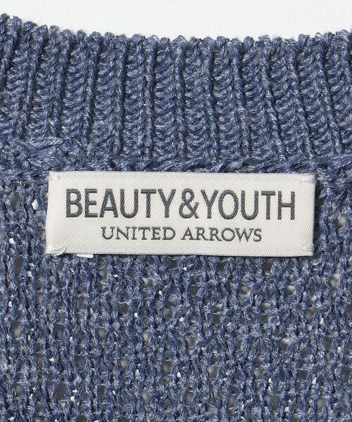 BEAUTY&YOUTH UNITED ARROWS / ビューティー&ユース ユナイテッドアローズ ニット・セーター | ダイアゴナル ウェーブ パターン クルーネック ニット | 詳細17