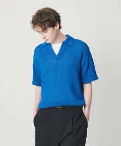BEAUTY&YOUTH UNITED ARROWS / ビューティー&ユース ユナイテッドアローズ ニット・セーター | テープヤーン スキッパー ショートスリーブ ニット ウォッシャブル