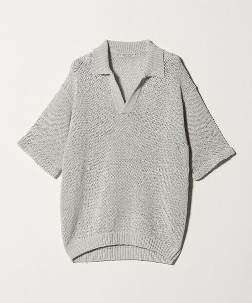 BEAUTY&YOUTH UNITED ARROWS / ビューティー&ユース ユナイテッドアローズ ニット・セーター | テープヤーン スキッパー ショートスリーブ ニット ウォッシャブル | 詳細4