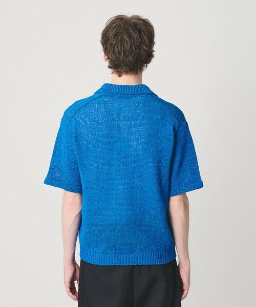 BEAUTY&YOUTH UNITED ARROWS / ビューティー&ユース ユナイテッドアローズ ニット・セーター | テープヤーン スキッパー ショートスリーブ ニット ウォッシャブル | 詳細14