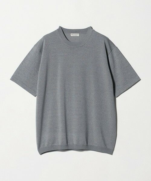 BEAUTY&YOUTH UNITED ARROWS / ビューティー&ユース ユナイテッドアローズ ニット・セーター | フュージョン カラー ニット Tシャツ ウォッシャブル（LT.GRAY）