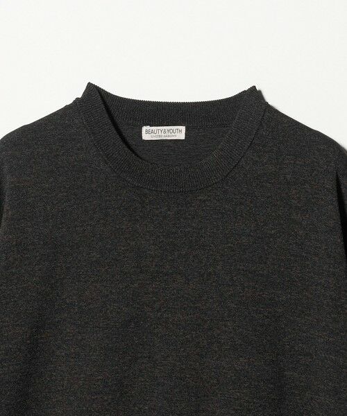 BEAUTY&YOUTH UNITED ARROWS / ビューティー&ユース ユナイテッドアローズ ニット・セーター | フュージョン カラー ニット Tシャツ ウォッシャブル | 詳細4