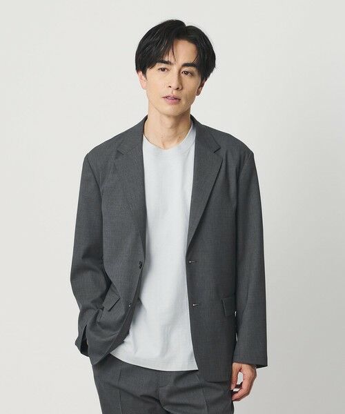 BEAUTY&YOUTH UNITED ARROWS / ビューティー&ユース ユナイテッドアローズ テーラードジャケット | ASTY コンフォート ジャケット セットアップ対応（DK.GRAY）