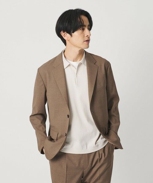 BEAUTY&YOUTH UNITED ARROWS / ビューティー&ユース ユナイテッドアローズ テーラードジャケット | ASTY コンフォート ジャケット セットアップ対応（MD.BROWN）