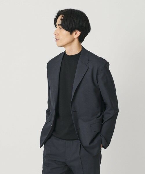 BEAUTY&YOUTH UNITED ARROWS / ビューティー&ユース ユナイテッドアローズ テーラードジャケット | ASTY コンフォート ジャケット セットアップ対応（NAVY）