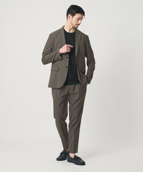 BEAUTY&YOUTH UNITED ARROWS / ビューティー&ユース ユナイテッドアローズ セットアップ | 【WEB限定 WARDROBE SMART】 Reflax ポプリン ジャケット＆イージーパンツ（OLIVE）