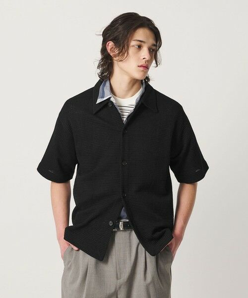 BEAUTY&YOUTH UNITED ARROWS / ビューティー&ユース ユナイテッドアローズ カーディガン・ボレロ | パナマ ニット シャツ ウォッシャブル | 詳細2