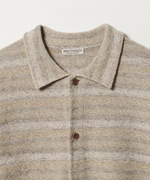 BEAUTY&YOUTH UNITED ARROWS / ビューティー&ユース ユナイテッドアローズ カーディガン・ボレロ | フェアアイル ショートスリーブ ニットシャツ ウォッシャブル | 詳細14