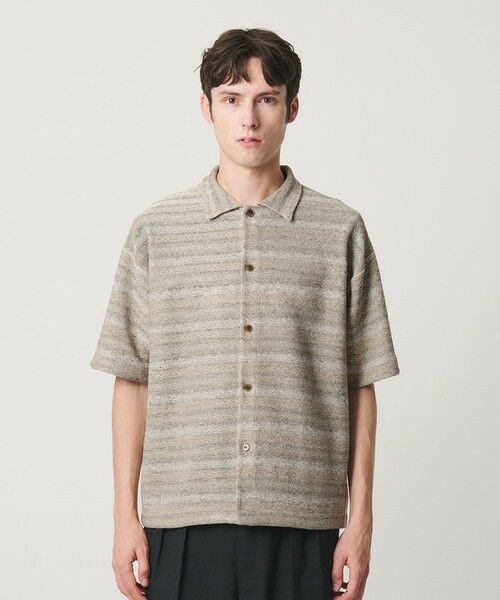BEAUTY&YOUTH UNITED ARROWS / ビューティー&ユース ユナイテッドアローズ カーディガン・ボレロ | フェアアイル ショートスリーブ ニットシャツ ウォッシャブル | 詳細10