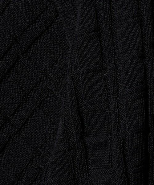 BEAUTY&YOUTH UNITED ARROWS / ビューティー&ユース ユナイテッドアローズ カーディガン・ボレロ | ジャガード フルジップ ショートスリーブ ポロニット ウォッシャブル | 詳細10