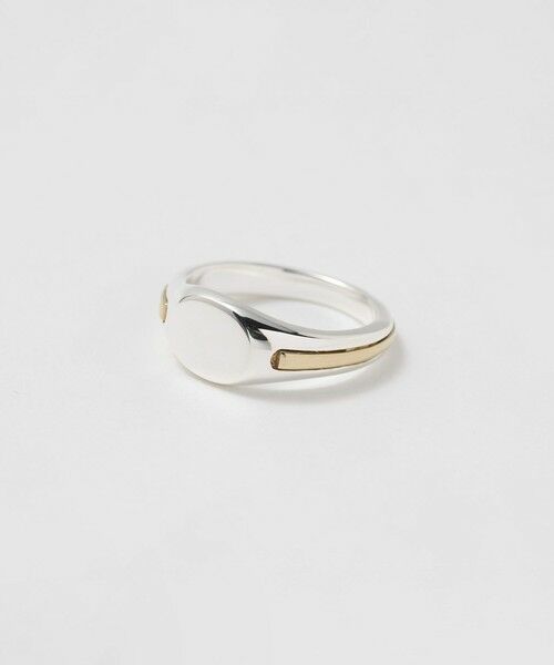 BEAUTY&YOUTH UNITED ARROWS / ビューティー&ユース ユナイテッドアローズ リング | ブラス シグネット コンビ リング | 詳細2