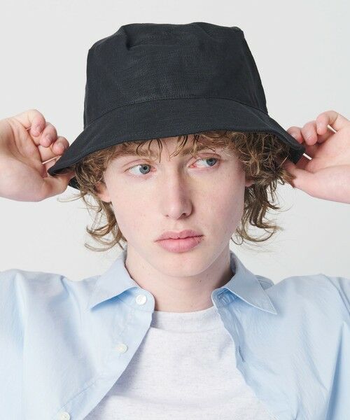 BEAUTY&YOUTH UNITED ARROWS / ビューティー&ユース ユナイテッドアローズ ハット | ＜GRILLO＞リネン バケット ハット（BLACK）