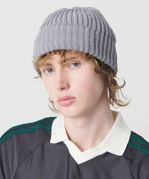 BEAUTY&YOUTH UNITED ARROWS / ビューティー&ユース ユナイテッドアローズ ニットキャップ | ＜GRILLO＞リネン ニット キャップ（LT.GRAY）