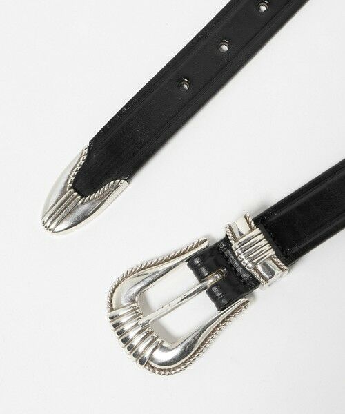 BEAUTY&YOUTH UNITED ARROWS / ビューティー&ユース ユナイテッドアローズ ベルト・サスペンダー | ＜TORY LEATHER＞クリースド ベルト | 詳細3