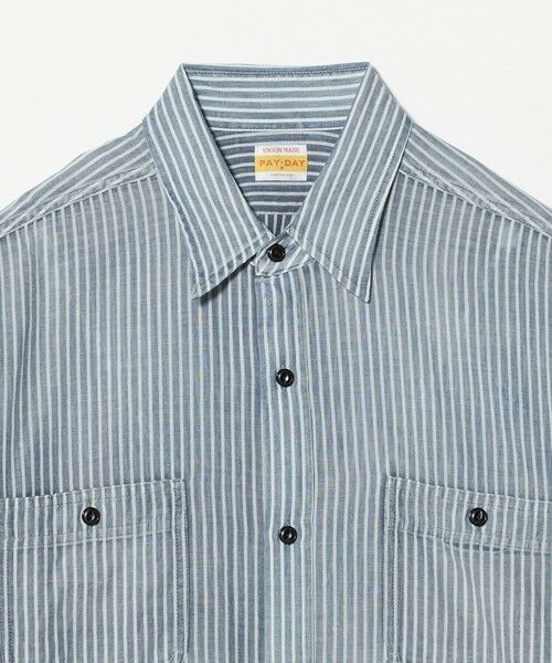 BEAUTY&YOUTH UNITED ARROWS / ビューティー&ユース ユナイテッドアローズ シャツ・ブラウス | 【別注】＜PAYDAY＞インディゴ シャツ | 詳細9