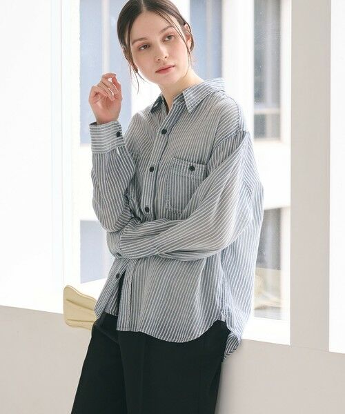 BEAUTY&YOUTH UNITED ARROWS / ビューティー&ユース ユナイテッドアローズ シャツ・ブラウス | 【別注】＜PAYDAY＞インディゴ シャツ | 詳細4