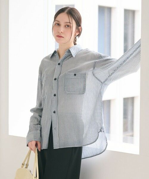 BEAUTY&YOUTH UNITED ARROWS / ビューティー&ユース ユナイテッドアローズ シャツ・ブラウス | 【別注】＜PAYDAY＞インディゴ シャツ | 詳細5