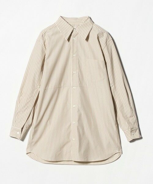 BEAUTY&YOUTH UNITED ARROWS / ビューティー&ユース ユナイテッドアローズ シャツ・ブラウス | ＜NEPLA.＞スリット ロングスリーブ シャツ（BEIGE）
