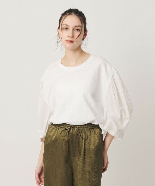 BEAUTY&YOUTH UNITED ARROWS / ビューティー&ユース ユナイテッドアローズ カットソー | ＜dahl’ia＞リメイク パワーショルダー プルオーバー | 詳細2