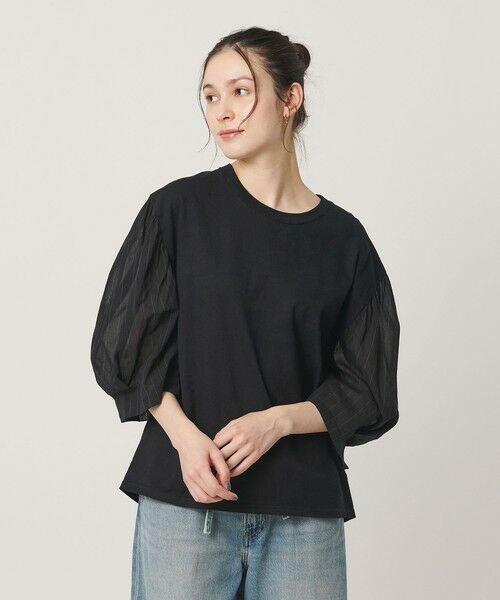 BEAUTY&YOUTH UNITED ARROWS / ビューティー&ユース ユナイテッドアローズ カットソー | ＜dahl’ia＞リメイク パワーショルダー プルオーバー | 詳細7
