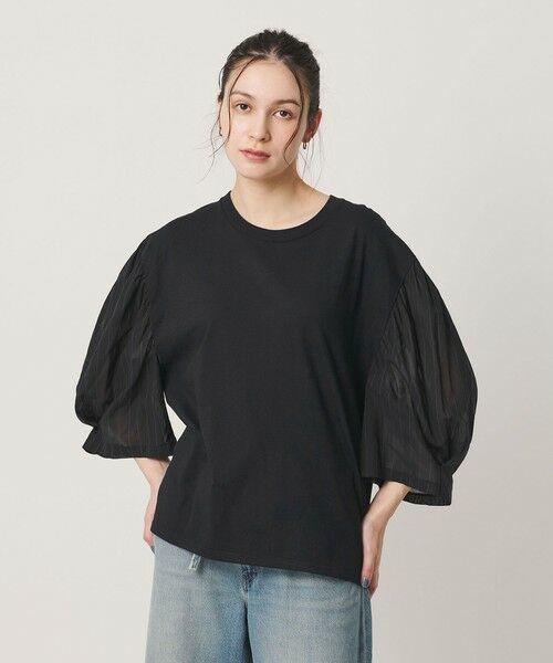 BEAUTY&YOUTH UNITED ARROWS / ビューティー&ユース ユナイテッドアローズ カットソー | ＜dahl’ia＞リメイク パワーショルダー プルオーバー | 詳細8