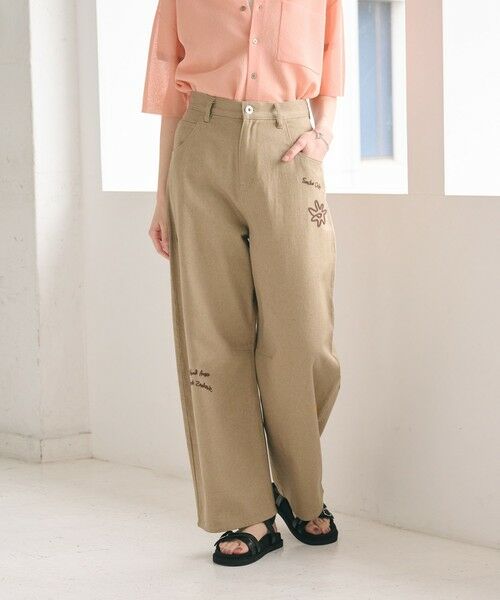 BEAUTY&YOUTH UNITED ARROWS / ビューティー&ユース ユナイテッドアローズ その他パンツ | ドローイング エンブロイダリー 5ポケットパンツ | 詳細6