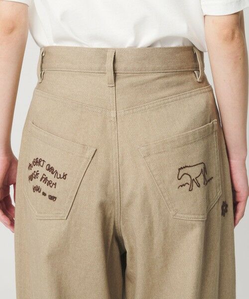 BEAUTY&YOUTH UNITED ARROWS / ビューティー&ユース ユナイテッドアローズ その他パンツ | ドローイング エンブロイダリー 5ポケットパンツ | 詳細18