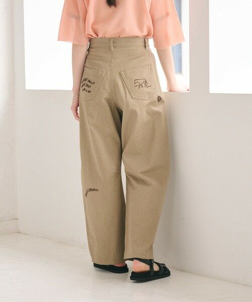 BEAUTY&YOUTH UNITED ARROWS / ビューティー&ユース ユナイテッドアローズ その他パンツ | ドローイング エンブロイダリー 5ポケットパンツ | 詳細7