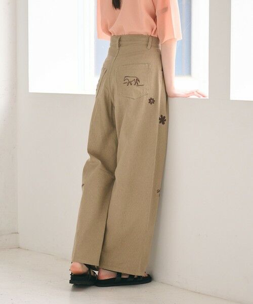BEAUTY&YOUTH UNITED ARROWS / ビューティー&ユース ユナイテッドアローズ その他パンツ | ドローイング エンブロイダリー 5ポケットパンツ | 詳細8