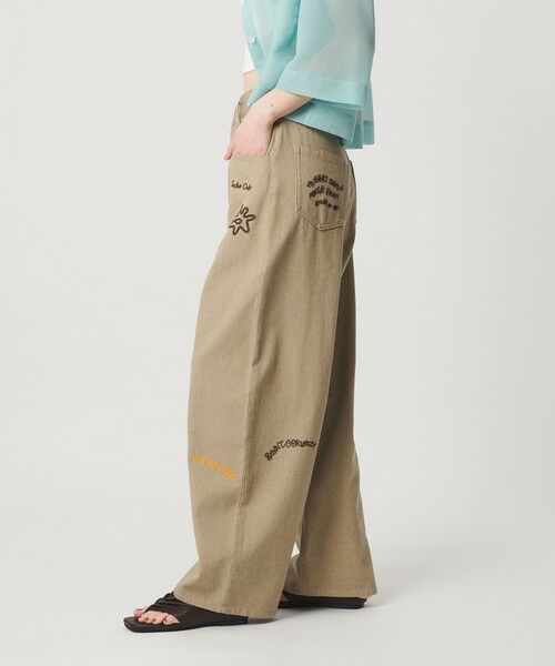 BEAUTY&YOUTH UNITED ARROWS / ビューティー&ユース ユナイテッドアローズ その他パンツ | ドローイング エンブロイダリー 5ポケットパンツ | 詳細11