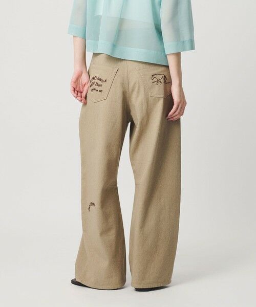 BEAUTY&YOUTH UNITED ARROWS / ビューティー&ユース ユナイテッドアローズ その他パンツ | ドローイング エンブロイダリー 5ポケットパンツ | 詳細12
