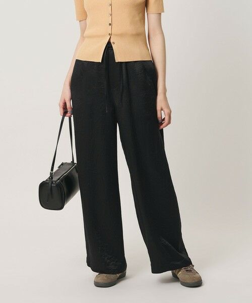 BEAUTY&YOUTH UNITED ARROWS / ビューティー&ユース ユナイテッドアローズ その他パンツ | アセテートサテン ワイド イージーパンツ ウォッシャブル | 詳細2