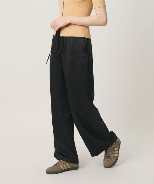 BEAUTY&YOUTH UNITED ARROWS / ビューティー&ユース ユナイテッドアローズ その他パンツ | アセテートサテン ワイド イージーパンツ ウォッシャブル | 詳細3