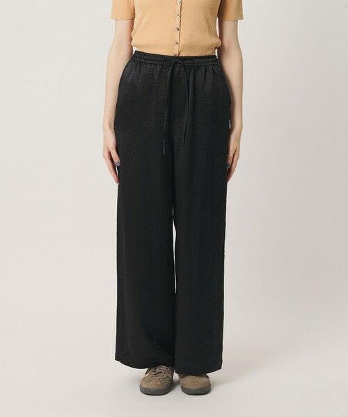 BEAUTY&YOUTH UNITED ARROWS / ビューティー&ユース ユナイテッドアローズ その他パンツ | アセテートサテン ワイド イージーパンツ ウォッシャブル | 詳細4